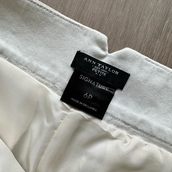 Ann Taylor Cream Sailor Pants - High Waisted - Wide Leg - Picture 5 of 6